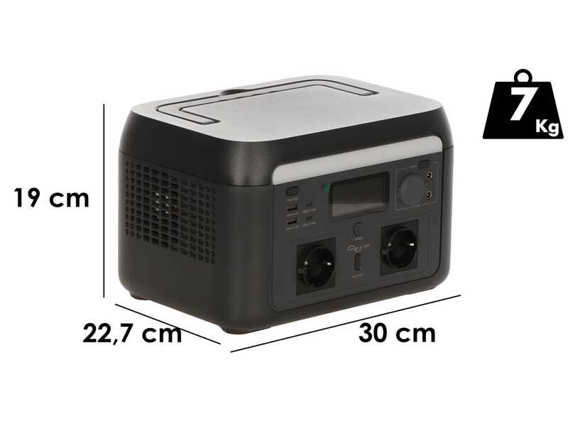 Hyundai Thor 600 - Batteria PowerStation Portatile - 600W - 512 Wh