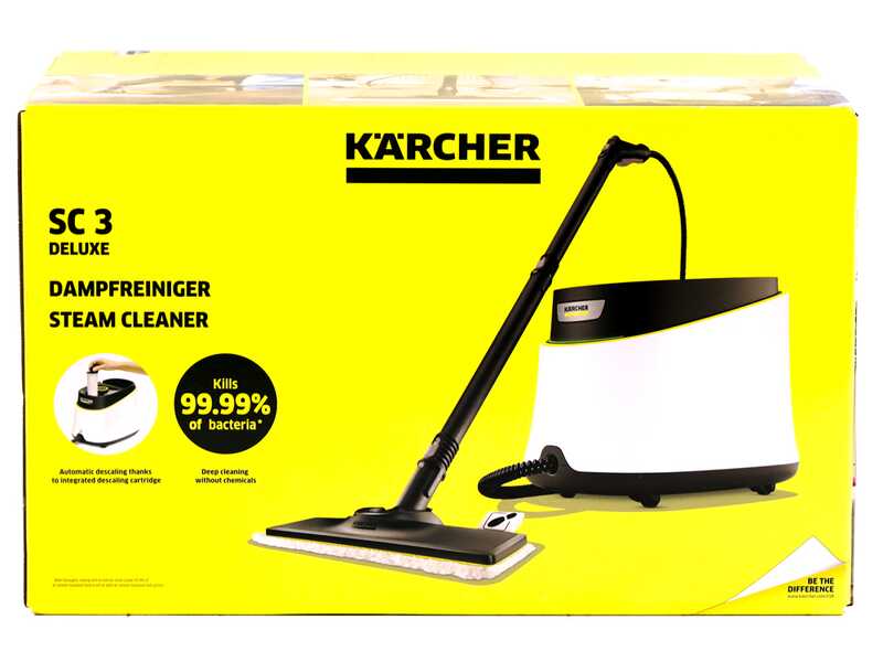 Karcher SC 3 Deluxe - Pulitore a vapore - 1900 W