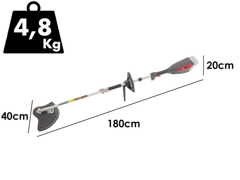 Ama Freemow 98702 - Decespugliatore a batteria multifunzione - 40V - SENZA BATTERIE E CARICABATTERIE