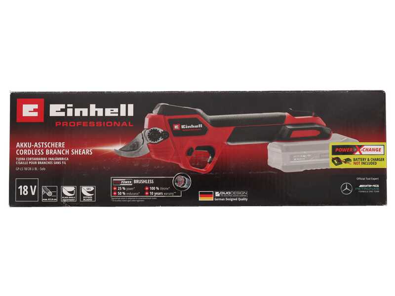 Einhell GP-LS 18/28 LI BL - Solo - Forbici da potatura a batteria - SENZA BATTERIA E CARICABATTERIA