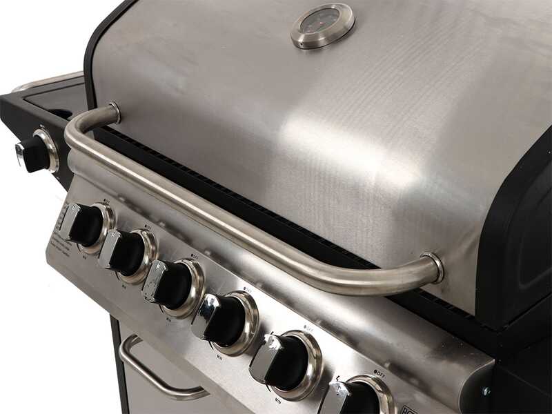 OUTLET - DIFETTI ESTETICI - Royal Food RF-GB MBPC - Barbecue a gas - 6+1