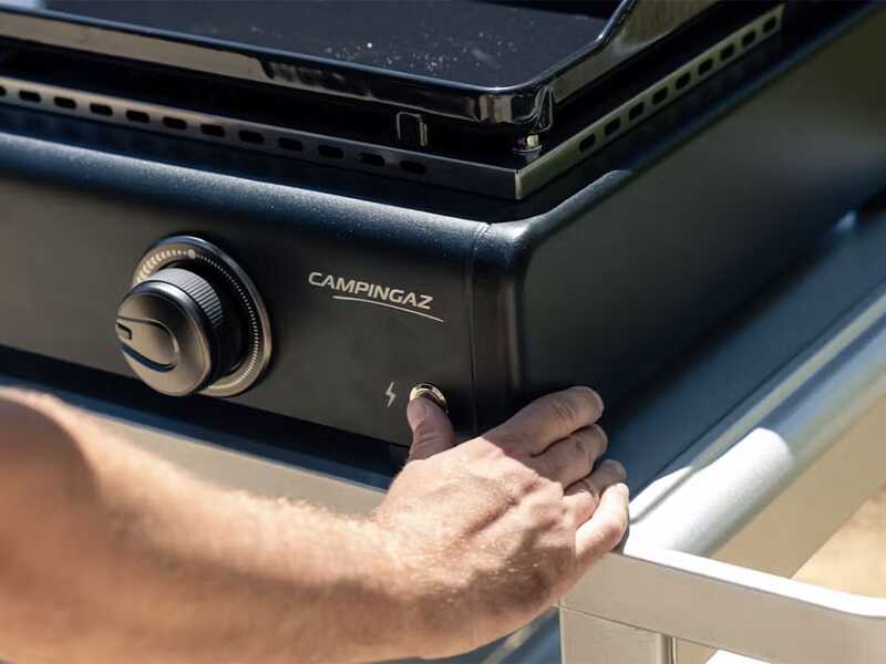 Campingaz Sigma 2 Cook - Plancha a gas portatile con coperchio