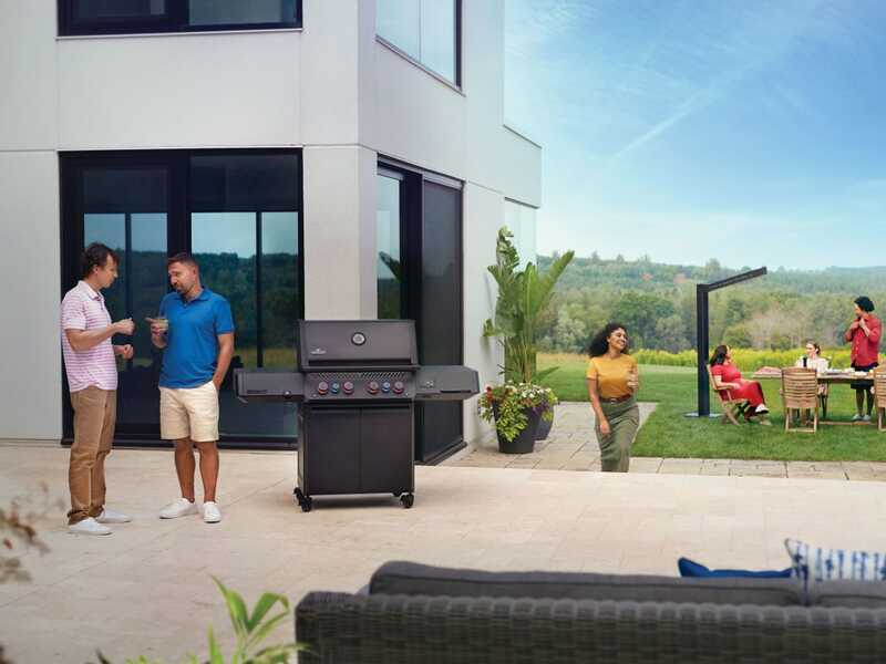 Napoleon Prestige 500 Phantom - Barbecue a gas - Con fornello laterale