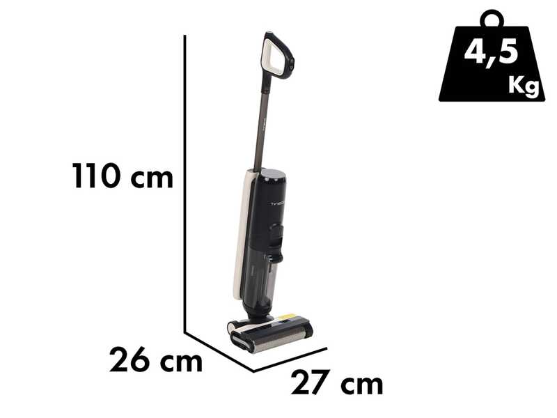 OUTLET - UTILIZZATO PER PROVA - Tineco Floor One S5 Extreme - Lavapavimenti a batteria smart - 3 in 1: lava, asciuga e aspira