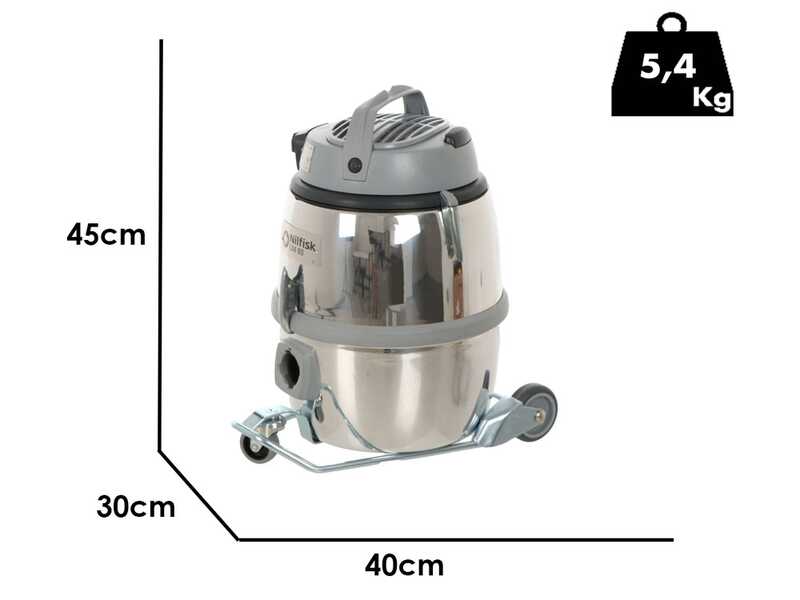 OUTLET - SENZA IMBALLO ORIGINALE - Nilfisk GM 80P LC - Bidone Aspiratutto - 1200W