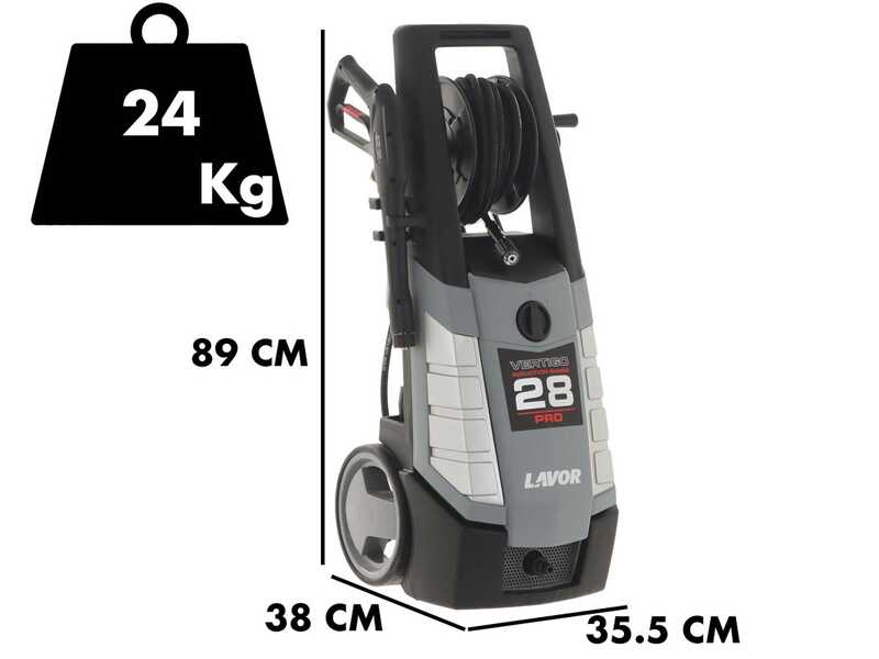 OUTLET - UTILIZZATA PER PROVA - Lavor Vertigo 28 Pro - Idropulitrice ad acqua fredda semiprofessionale - 510L/h - 180 bar