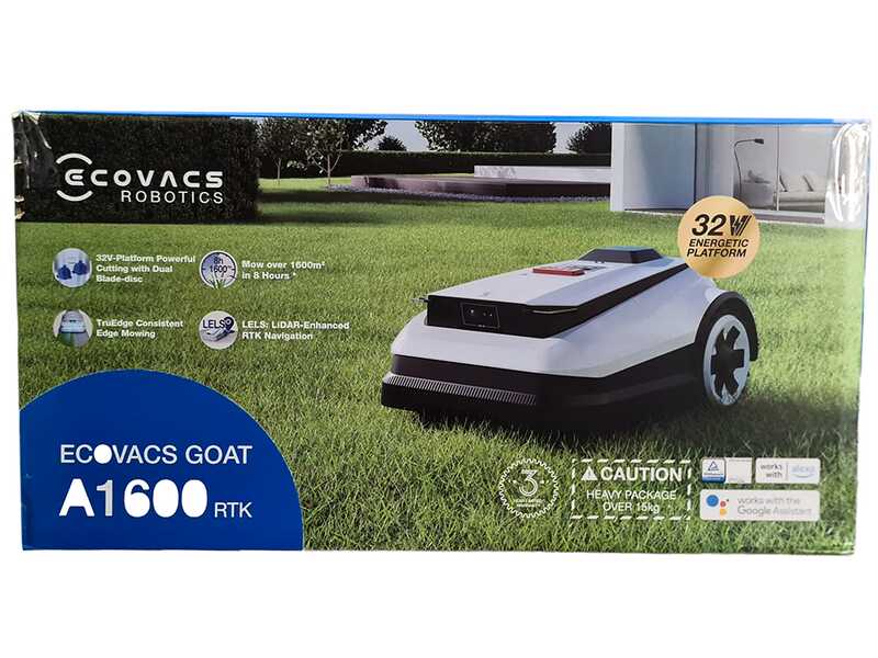 ECOVACS GOAT A1600 RTK - Robot tagliaerba - Senza impianto