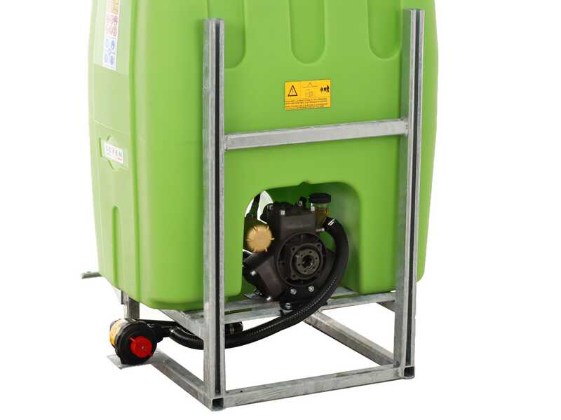 Seven Italy 300L - Gruppo botte irroratrice a trattore compatta - Pompa APS71