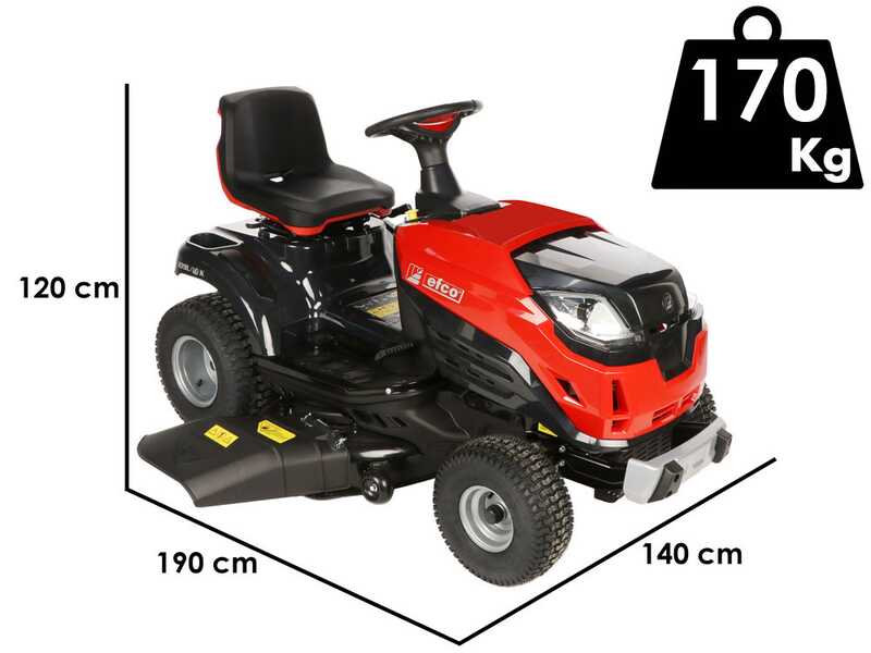 Efco EF 109 L/16 K - Trattorino tosaerba con scarico laterale e taglio mulching