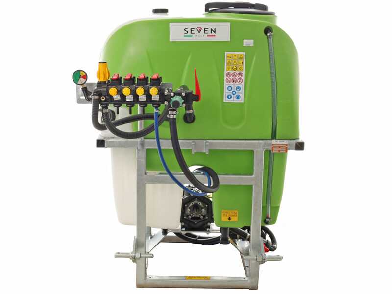 Seven Italy 400L - Gruppo botte per diserbo a trattore - Pompa Comet BP75