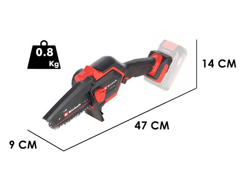 Einhell GE-PS 18/15 Li BL - Solo - Potatore manuale a batteria - SENZA BATTERIA E CARICABATTERIA