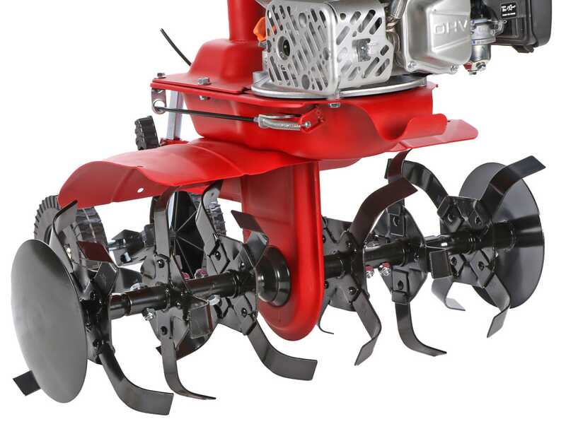 Eurosystems E3-EVO RM - Motozappa a benzina - Fresa da 70 cm - Motore Rato RV170S-Pro