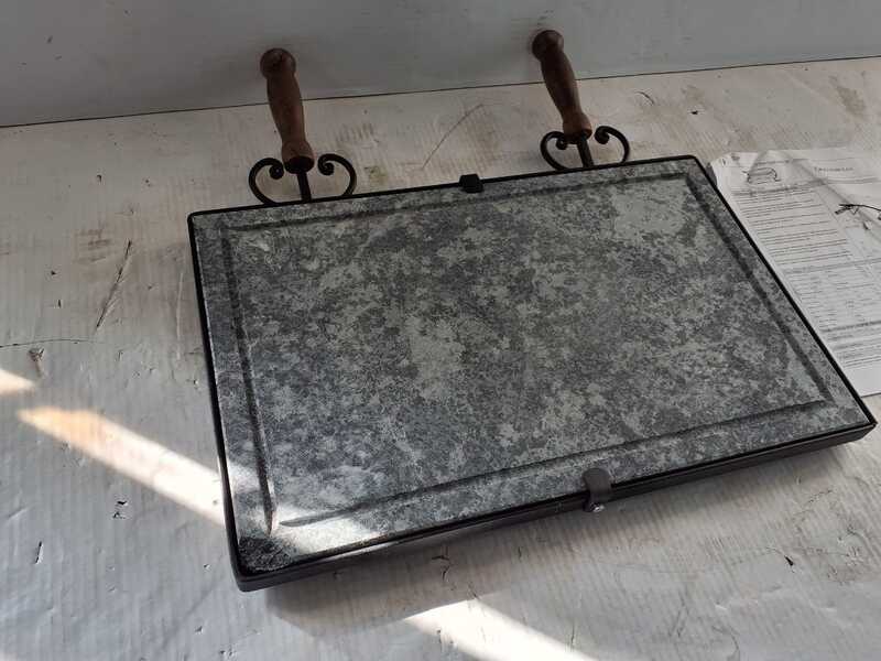 OUTLET - DIFETTI ESTETICI - Pietra ollare - bistecchiera per barbecue Cruccolini BG46