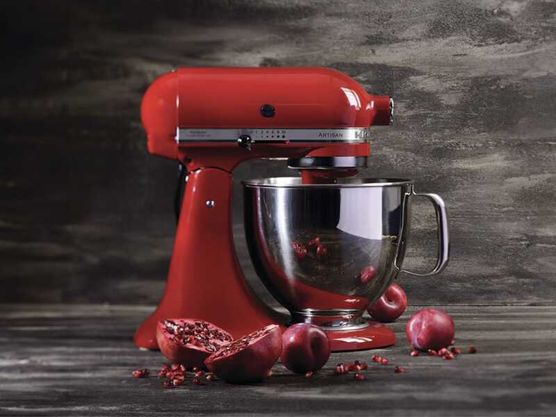 KitchenAid Artisan 5KSM125 Rosso Imperiale - Planetaria con testa reclinabile