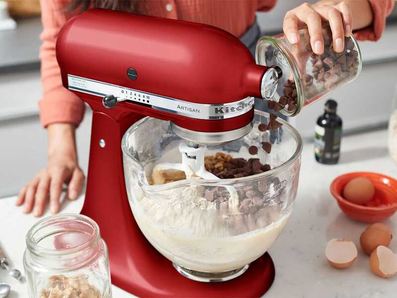 KitchenAid Artisan 5KSM125 Rosso Imperiale - Planetaria con testa reclinabile
