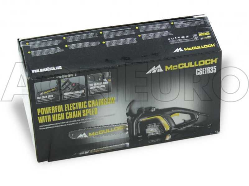 McCulloch CSE1835 - Elettrosega da 1800 W - Lama da 35cm