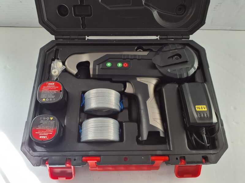 OUTLET - UTILIZZATA PER PROVA - Lisam LG 25 - Legatrice con batteria integrata - 2 x 16.8V 2Ah