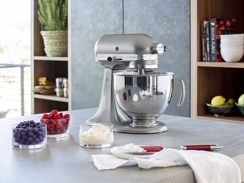 KitchenAid Artisan 5KSM125 Argento - Planetaria con testa reclinabile
