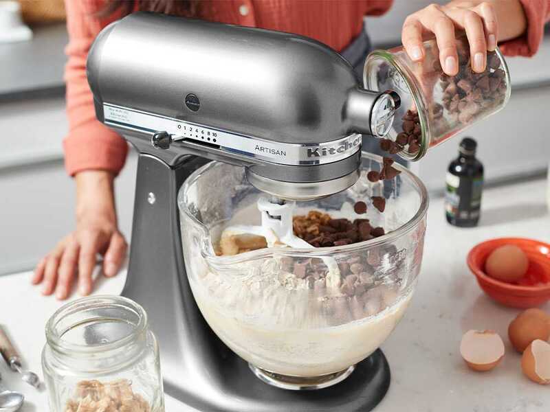 KitchenAid Artisan 5KSM125 Argento - Planetaria con testa reclinabile