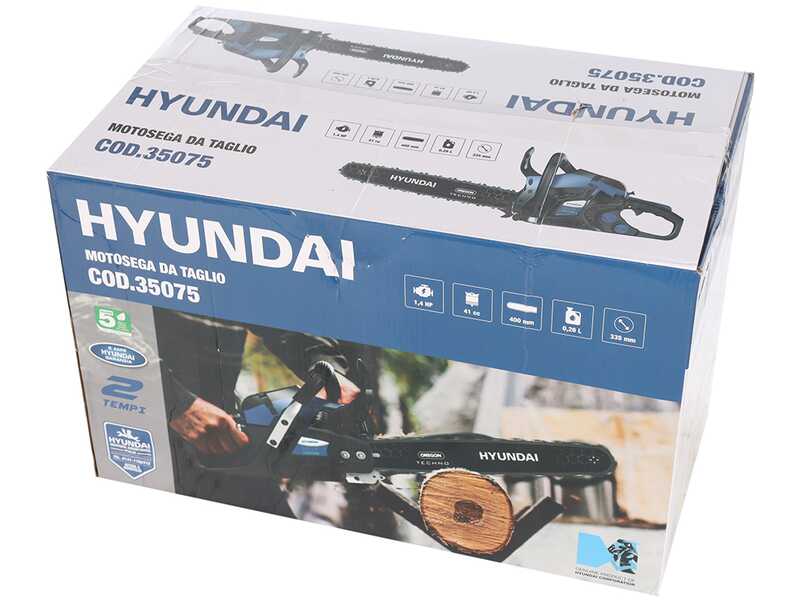 Hyundai CS4100-5 - Motosega a scoppio da taglio - Lama da 40cm