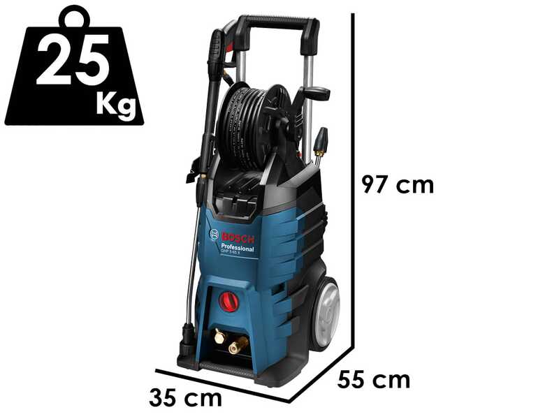 Bosch Professional GHP 5-65 X - Idropulitrice a freddo - 160 bar - 498 l/h
