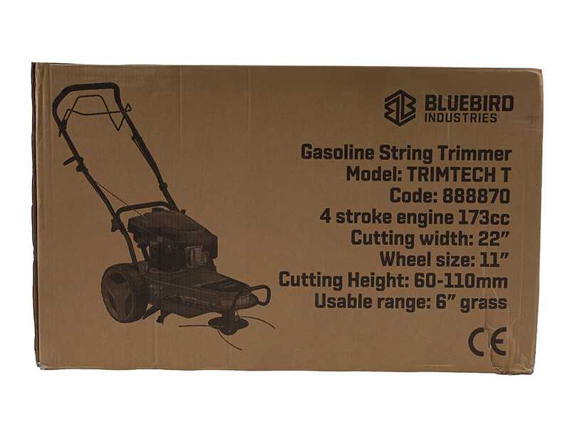 Blue Bird TrimTech T - Decespugliatore a ruote a benzina 4 tempi semovente