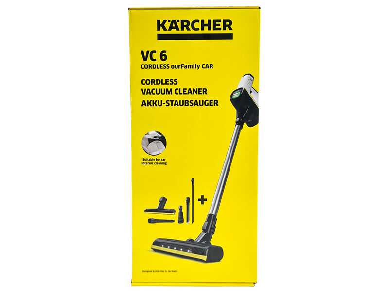 Karcher VC 6 Cordless ourFamily Car - Scopa elettrica - 25.2 V - 2.5 Ah