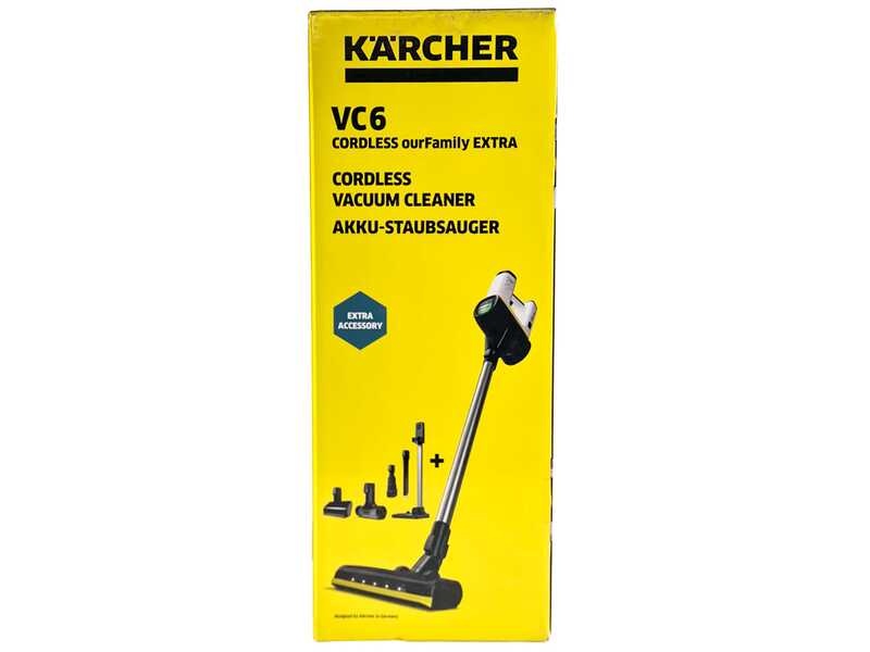 Karcher VC 6 Cordless ourFamily Extra - Scopa elettrica - 25.2 V - 2.5 Ah