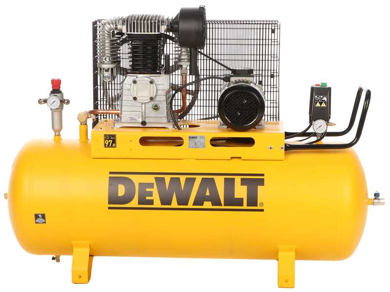 DeWalt DXCMB4T200HCE - Compressore aria elettrico trifase a cinghia - Motore 4 HP &ndash; 200 lt