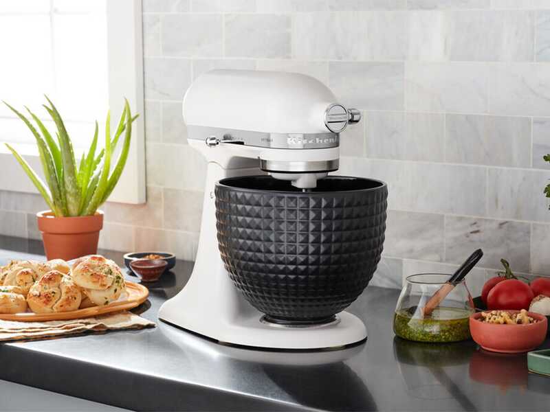 KitchenAid Black Studded - Ciotola in ceramica 4,7 L