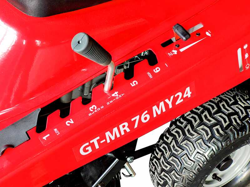GeoTech-Pro GT-MR 76 - Rider trattorino rasaerba - Motore da 432cc - Avviamento elettrico