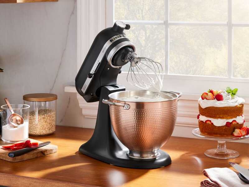 KitchenAid 5KSM5SSBCB - Ciotola in rame martellato 4,7 L