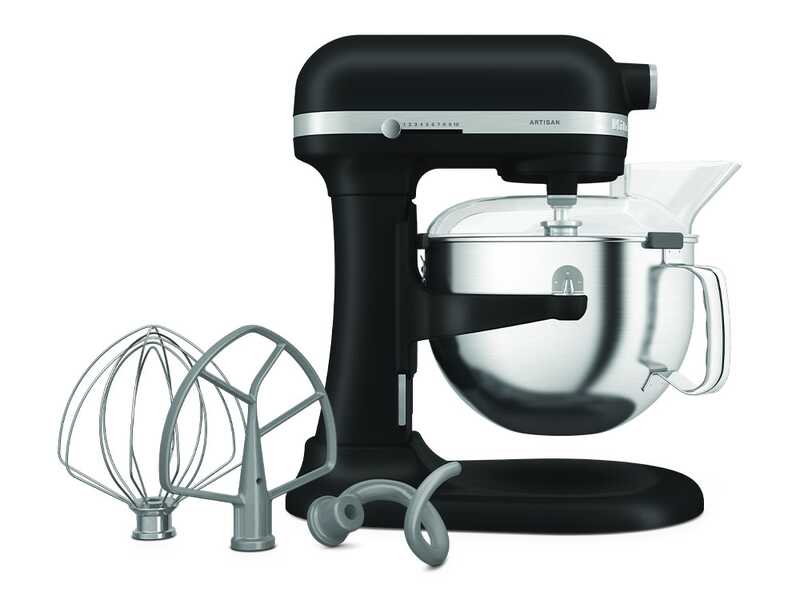 KitchenAid Artisan 5KSM60SPX-EBM Nero Opaco - Planetaria con ciotola sollevabile