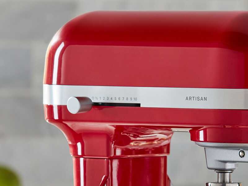 KitchenAid Artisan 5KSM60SPX Rosso - Planetaria con ciotola sollevabile