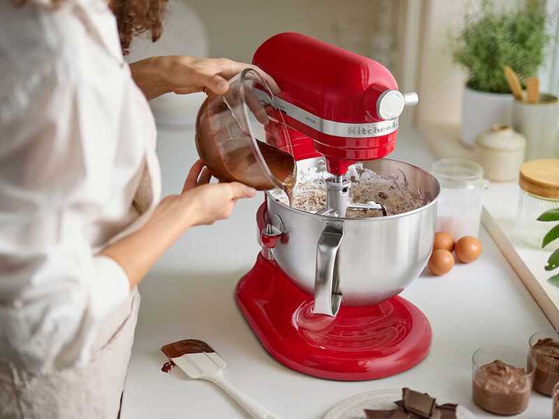 KitchenAid Artisan 5KSM60SPX Rosso - Planetaria con ciotola sollevabile