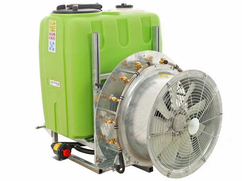 Seven Italy 300 - Atomizzatore portato con attacco a trattore per irrorazione - Capacit&agrave; 300 L - Pompa APS 51