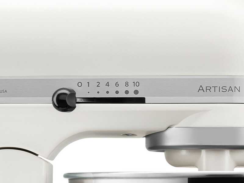KitchenAid Artisan 5KSM125-EPL Porcelain White - Planetaria con testa reclinabile