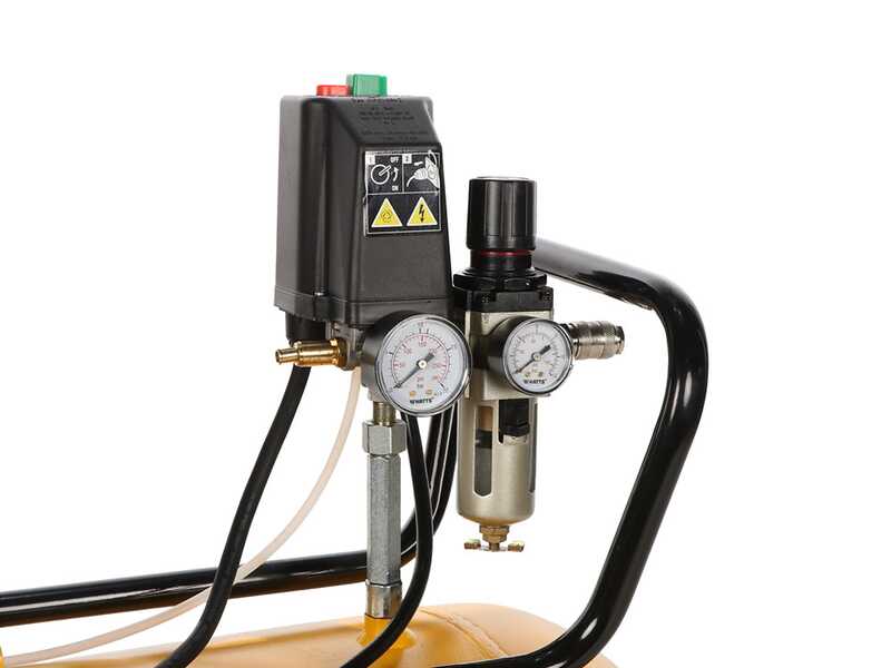 DeWalt DXCMB4T200HE - Compressore aria elettrico trifase a cinghia - Motore 4 HP &ndash; 200 lt