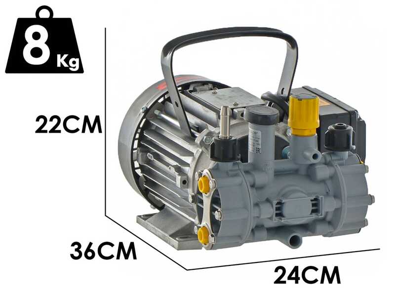 OUTLET - UTILIZZATO PER PROVA - Comet MTP MC8 EL MNF - Motopompa elettrica per irrorazione - versione per acidi e prodotti chimici