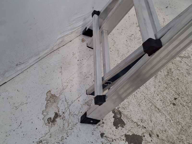 OUTLET - DIFETTI ESTETICI - S.T.P. Universale, 2x10 gradini, 5.48 mt - Scala in alluminio telescopica