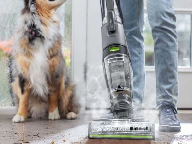OUTLET - UTILIZZATO PER PROVA - Bissell CrossWave Hydrosteam PET Select &ndash; Lavapavimenti 3in1 lava, asciuga e aspira &ndash; a vapore