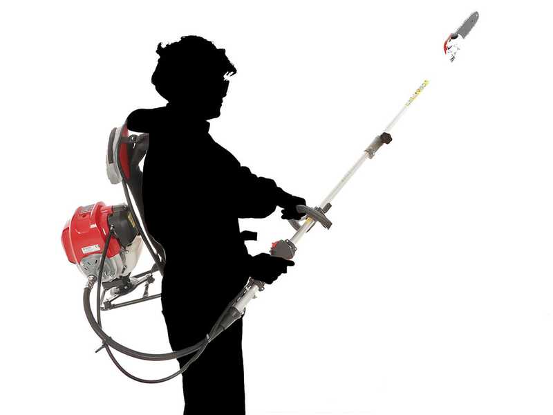 Honda ZHO 50 COMBI - Decespugliatore a scoppio multifunzione a zaino - Asta Blue Bird