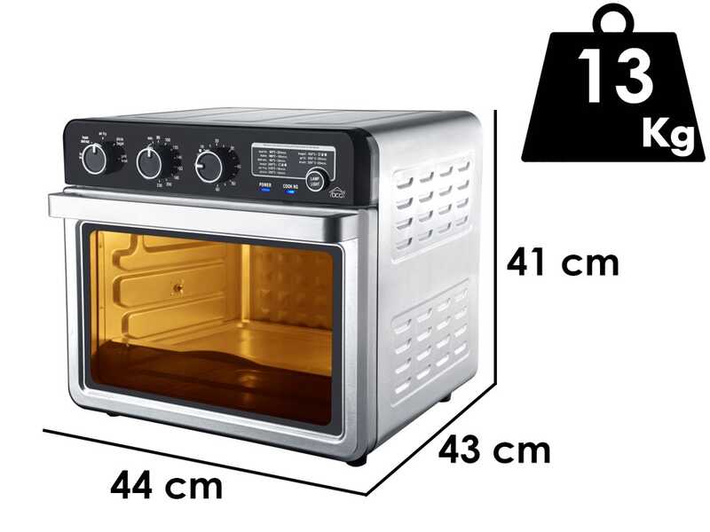 OUTLET - UTILIZZATO PER PROVA - DCG FR2202 - Forno Elettrico - Friggitrice ad aria 34L