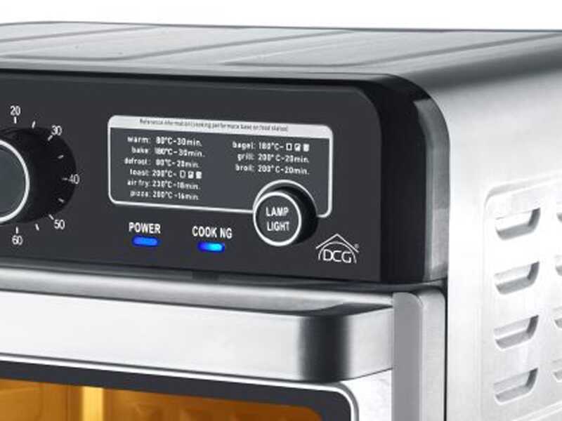 OUTLET - UTILIZZATO PER PROVA - DCG FR2202 - Forno Elettrico - Friggitrice ad aria 34L