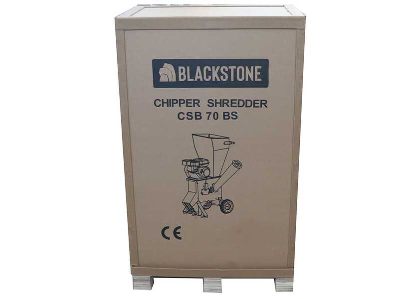 OUTLET - PICCOLI DIFETTI ESTETICI - BlackStone CSB 150 BS - Biotrituratore a scoppio - Motore a benzina Briggs &amp; Stratton 13.5 hp