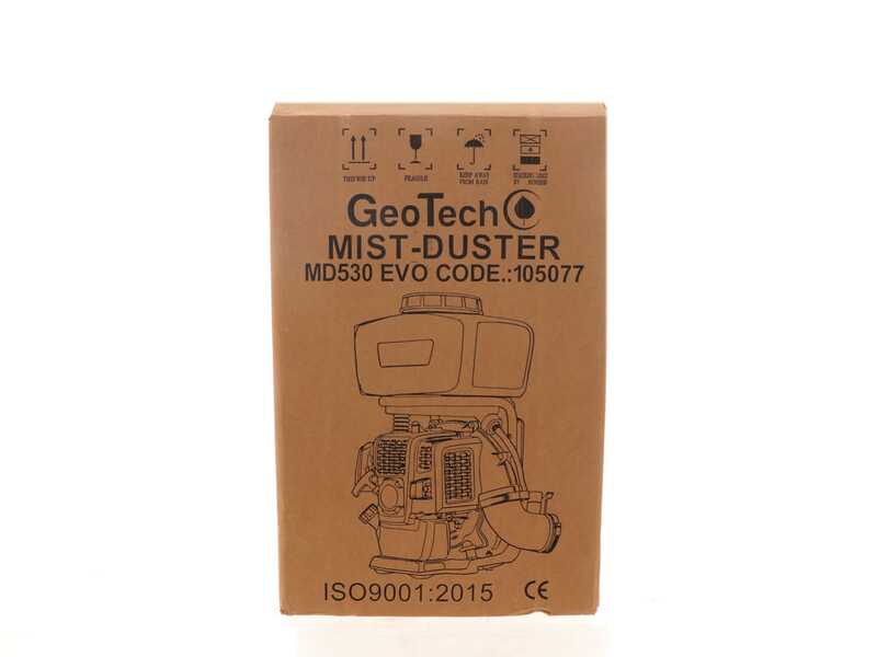 OUTLET - UTILIZZATO PER PROVA - GeoTech MD 530 EVO - Atomizzatore polverizzatore da irrorazione zainato a spalla