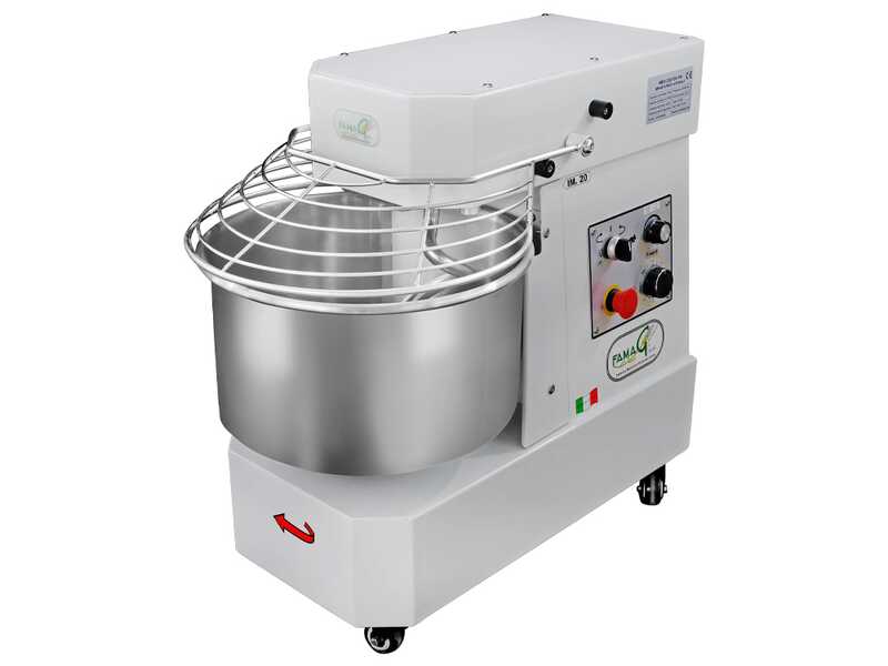 Famag IM 20/230 10 Velocit&agrave; HH - Impastatrice a spirale 20 Kg ad alta idratazione