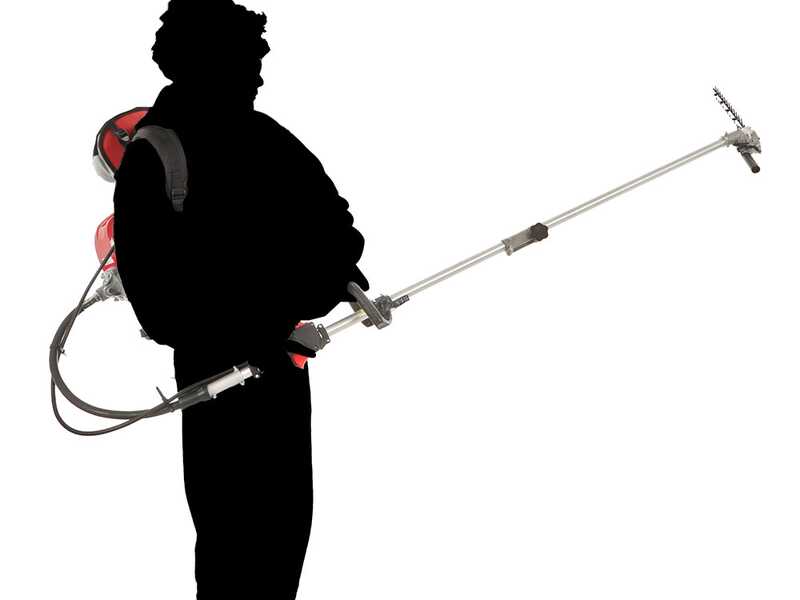 Kawasaki TJ 53EZ C COMBI - Decespugliatore a scoppio multifunzione a zaino - Asta Blue Bird