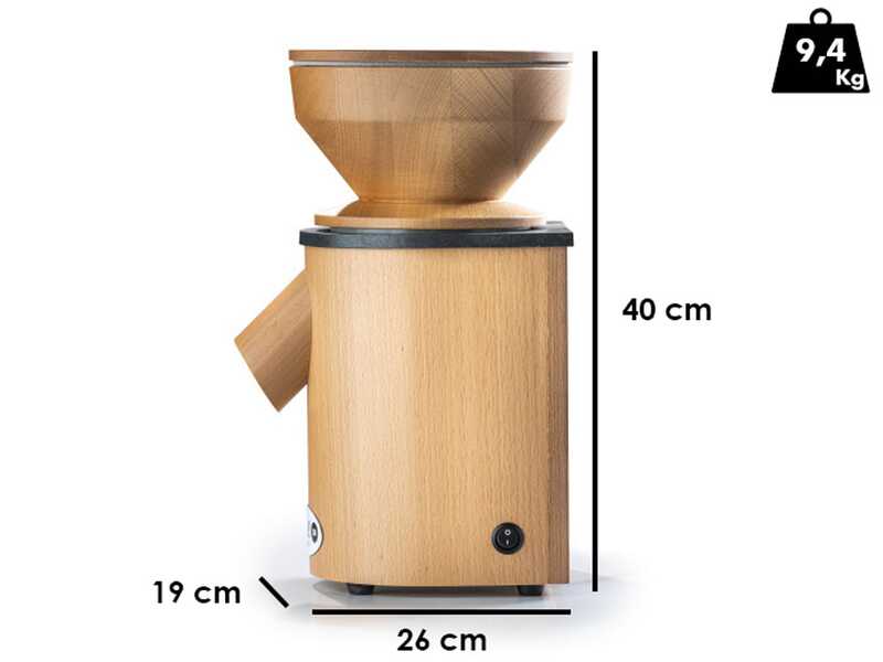 OUTLET - UTILIZZATO PER PROVA - Mockmill Professional 200 - Mulino per farina in legno e in HI-MAC - 600W