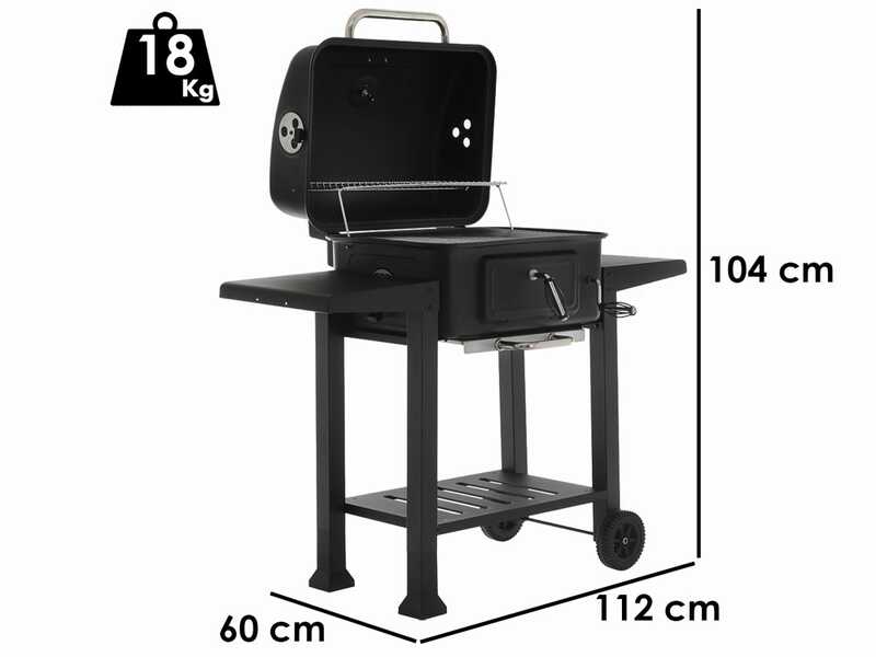 OUTLET - PICCOLI DIFETTI ESTETICI - RoyalFood CB 2450 - Barbecue a carbone